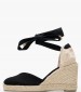 Women Espadrilles Chiara.Ng Black Fabric Castaner