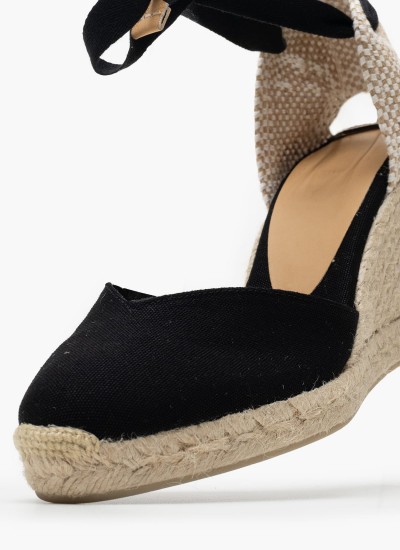 Women Espadrilles Becca Gold Fabric Castaner