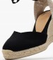 Women Espadrilles Chiara.Ng Black Fabric Castaner