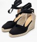 Women Espadrilles Chiara.Ng Black Fabric Castaner