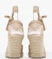 Women Espadrilles Chiara2 Beige Fabric Castaner