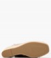 Women Platforms High Fatima2 Beige Fabric Castaner