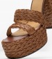 Women Sandals Fresa Brown Mat Castaner