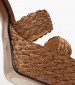 Women Sandals Fresa Brown Mat Castaner