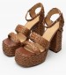 Women Sandals Fresa Brown Mat Castaner