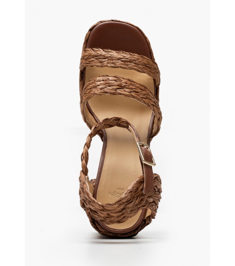 Women Sandals Fresa Brown Mat Castaner