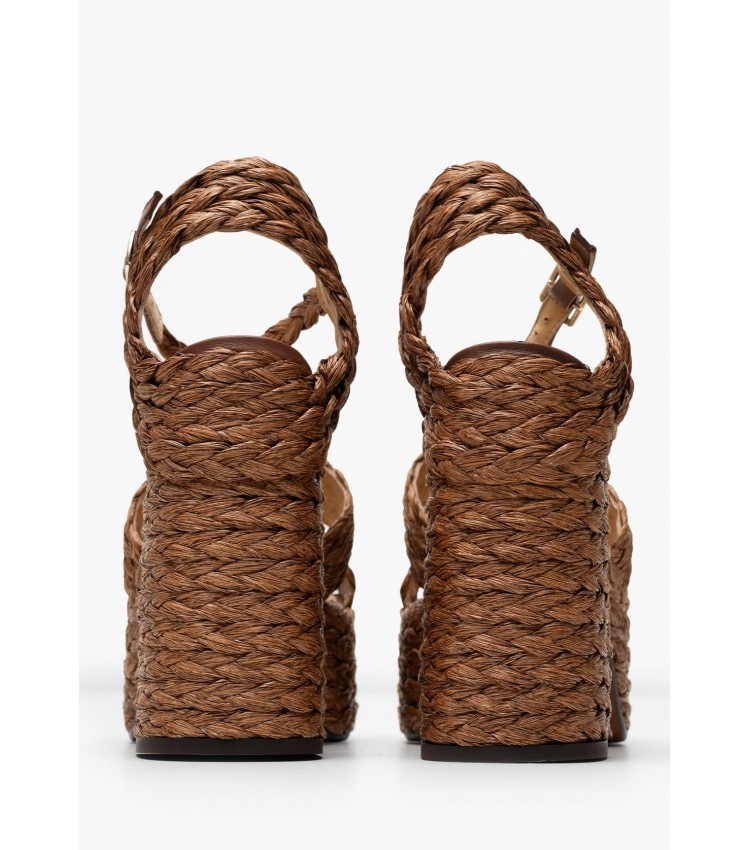 Women Sandals Fresa Brown Mat Castaner