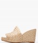 Women Platforms High Jenna Beige Mat Castaner