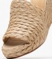 Women Platforms High Jenna Beige Mat Castaner