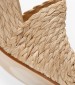 Women Platforms High Jenna Beige Mat Castaner