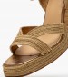 Women Sandals Valle Gold Mat Castaner