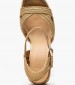 Women Sandals Valle Gold Mat Castaner